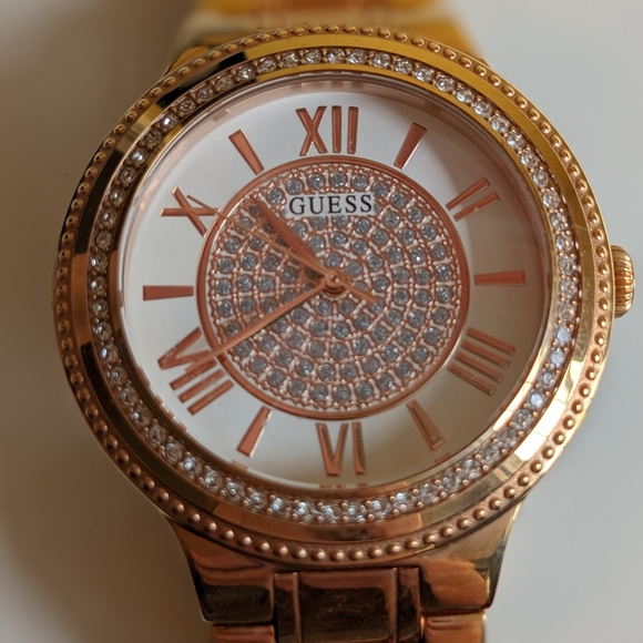 Guess Ladies Stainless Steel Watch Rose Gold - Picture 4 of 9